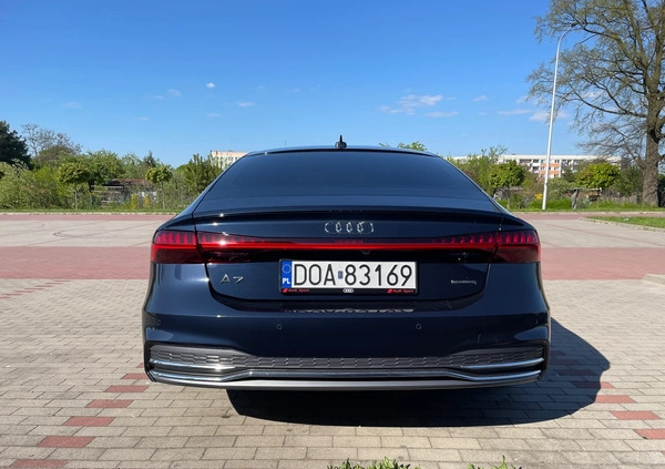 Audi A7 cena 209000 przebieg: 31000, rok produkcji 2019 z Wrocław małe 742